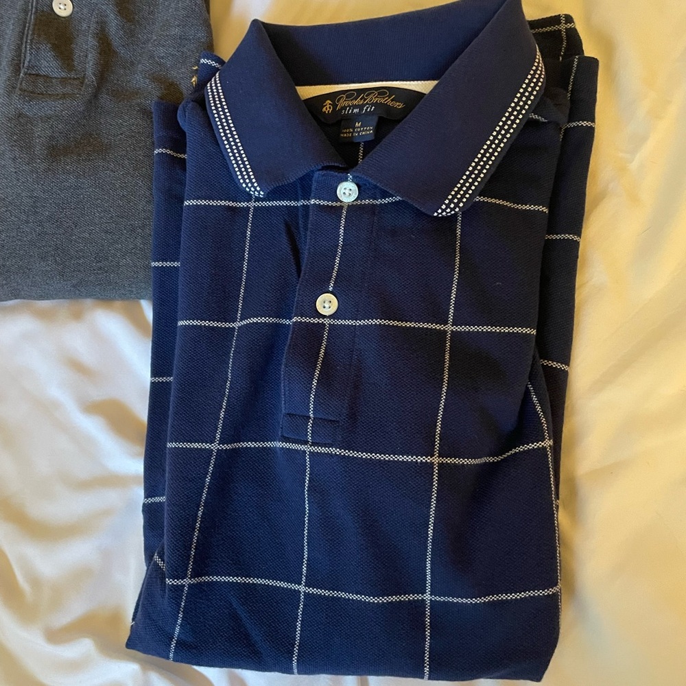 Burberry and brooks brothers Men's Shirt bundle - White, Gray, and Blue  medium - Picture 2 of 8